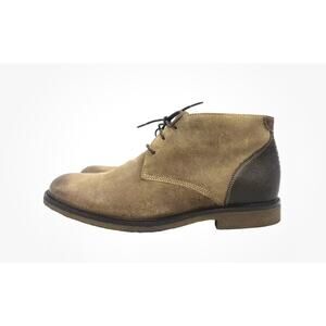 Johnston Murphy Mens Copeland Chukka Boot Suede Lace Up Tan Brown Size 8.5‎